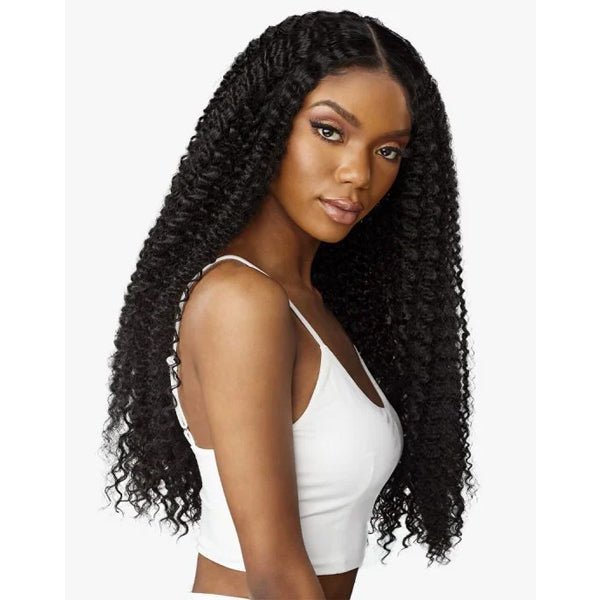 Sensationnel Butta Human Hair Blend Wet & Wavy Lace Front Wig - WATER WAVE 26" - EgoWigs.com