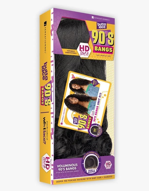 Sensationnel Butta Lace Glueless HD Lace Front Wig - 90's BANGS UNIT 913 - EgoWigs.com