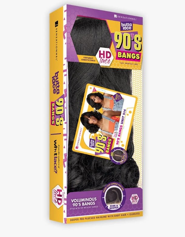 Sensationnel Butta Lace Glueless HD Lace Front Wig - 90's BANGS UNIT 914 - EgoWigs.com