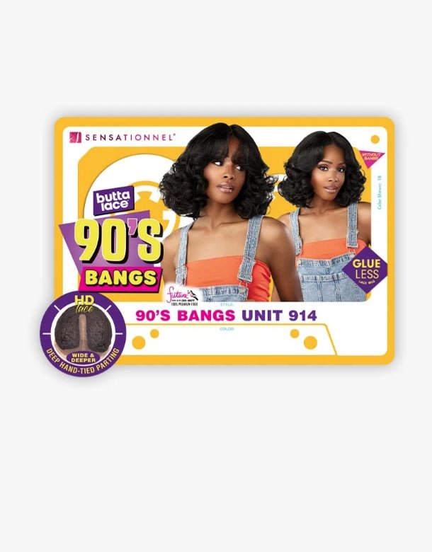 Sensationnel Butta Lace Glueless HD Lace Front Wig - 90's BANGS UNIT 914 - EgoWigs.com