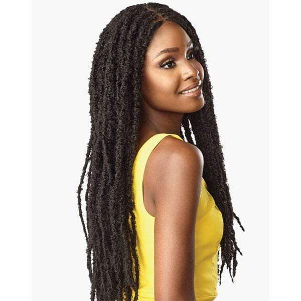 Sensationnel Cloud 9 Synthetic 4x4 Lace Parting Swiss Braid Lace Wig - BUTTERFLY LOCS 30" - EgoWigs.com