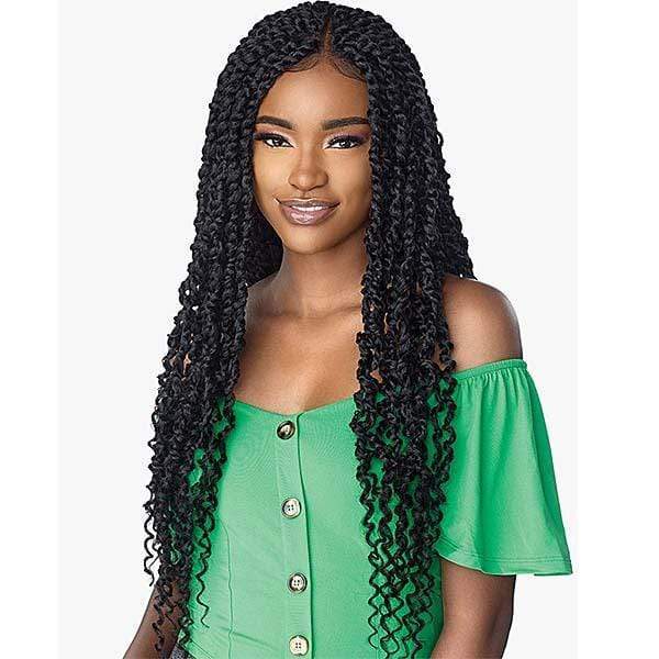 Sensationnel Cloud 9 Synthetic Hair 4x4 Lace Parting Swiss Lace Wig - PASSION TWIST 28 - EgoWigs.com
