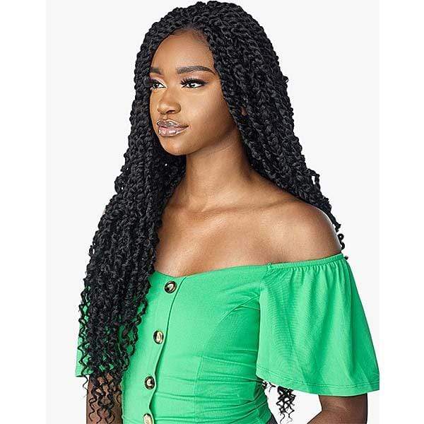 Sensationnel Cloud 9 Synthetic Hair 4x4 Lace Parting Swiss Lace Wig - PASSION TWIST 28 - EgoWigs.com