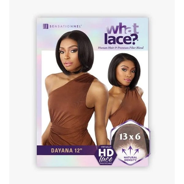 Sensationnel Cloud9 What Lace Human Hair Blend 13x6 Frontal Lace Wig - DAYANA 12″ - SoGoodBB.com