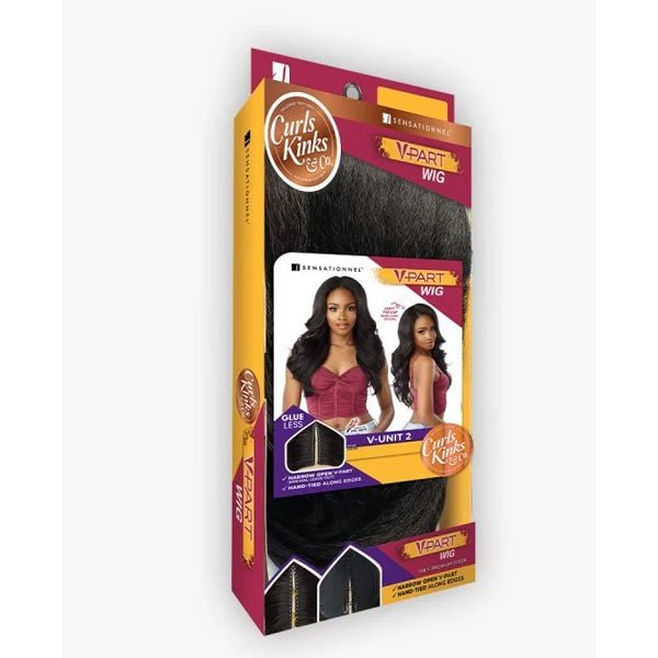 Sensationnel Curls Kinks V - Part Wig HD Lace Part Wig - V - UNIT 2 - EgoWigs.com