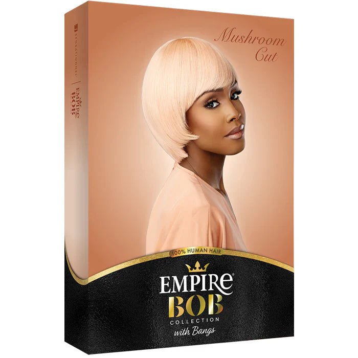 Sensationnel Empire 100% Human Hair BOB Collection Wig - Mushroom Cut - EgoWigs.com