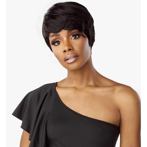 Sensationnel Empire Salt & Pepper 100% Human Hair Celebrity Series Wig - DENIA - EgoWigs.com