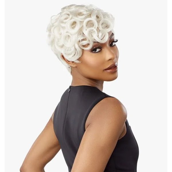Sensationnel Empire Salt & Pepper 100% Human Hair Celebrity Series Wig - FLORA - SoGoodBB.com