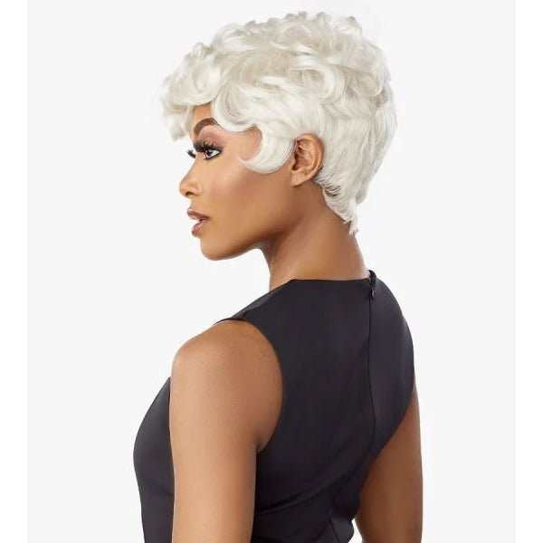 Sensationnel Empire Salt & Pepper 100% Human Hair Celebrity Series Wig - FLORA - SoGoodBB.com