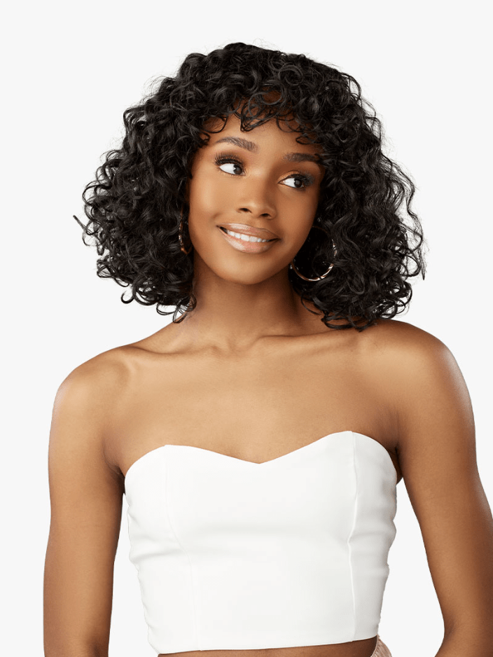 Sensationnel Glamzy Synthetic Hair Glueless HD Lace Parting Wig - Lizy - EgoWigs.com