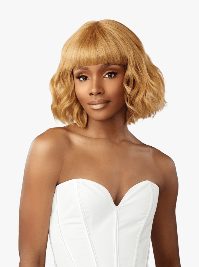 Sensationnel Glamzy Synthetic Hair Glueless HD Lace Parting Wig - Rosy - EgoWigs.com