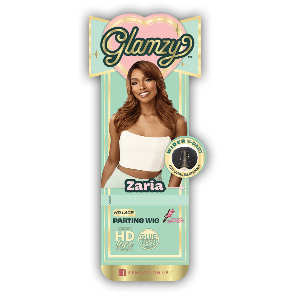 Sensationnel Glamzy Synthetic Hair Glueless HD Lace Parting Wig - Zaria - EgoWigs.com