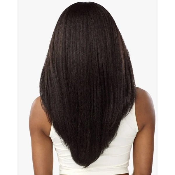Sensationnel Kinky Edges Kinks & Co 13x6 HD Lace Front Wig - 13x6 KINKY LAYERED BLOW OUT 22 - EgoWigs.com