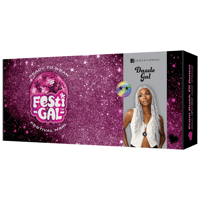 Sensationnel Shear Muse Festi - Gal Glueless Y - Part HD Lace Front Wig - DAZZLE GAL - EgoWigs.com
