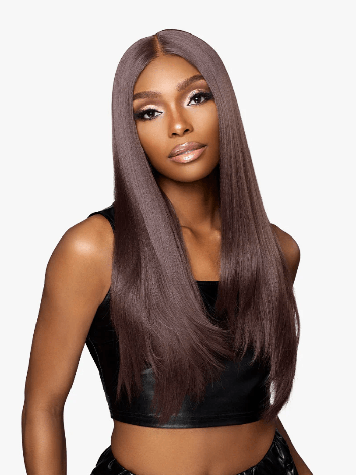 Sensationnel Shear Muse Mystic Krush Glueless Y - Part HD Lace Front Wig - LILA - SoGoodBB.com