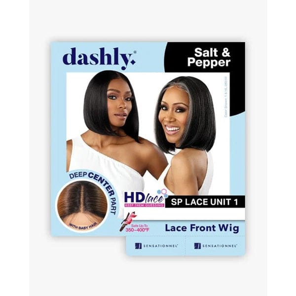 Sensationnel Synthetic Hair Dashly Salt & Pepper Lace Wig - SP LACE UNIT 1 - EgoWigs.com