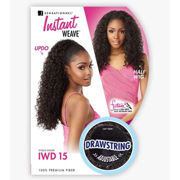 Sensationnel Synthetic Half Wig Instant Weave Drawstring Cap - IWD 15 - EgoWigs.com