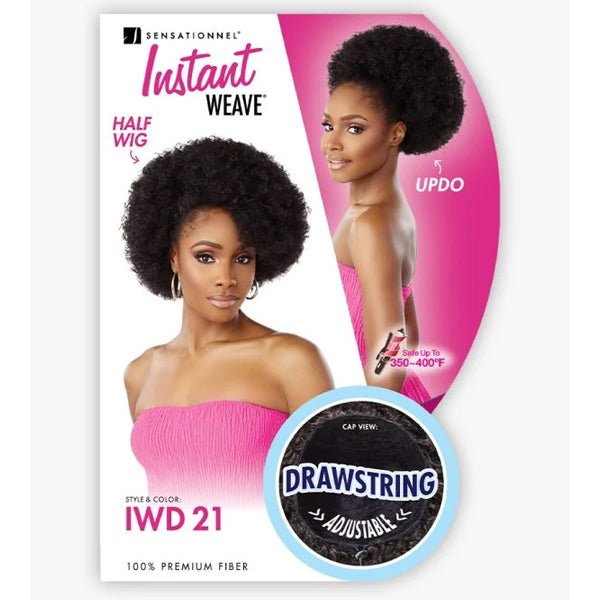 Sensationnel Synthetic Half Wig Instant Weave Drawstring Cap - IWD 21 - SoGoodBB.com
