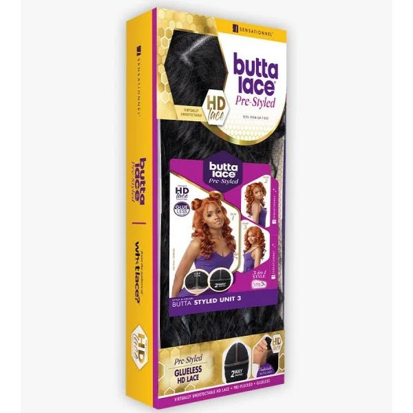 Sensationnel Synthetic Pre - styled HD Lace Front Wig - BUTTA STYLED UNIT 3 - SoGoodBB.com