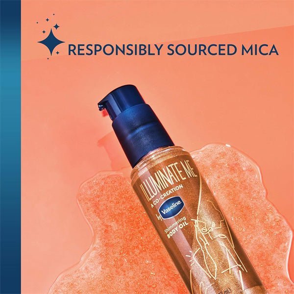 Vaseline - Illuminate Me Shimmering Body Oil - 3.3oz - (C) - EgoWigs.com