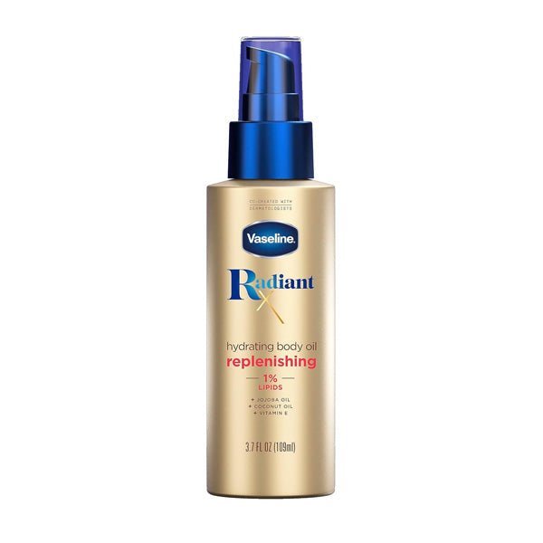 Vaseline Radiant X Replenishing And Hydrating Body Oil - 3.7oz - (C) - EgoWigs.com
