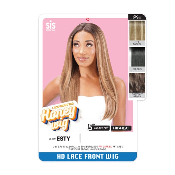 Zury Sis Honey Wig Synthetic HD Lace Front Wig - LF HW ESTY - EgoWigs.com