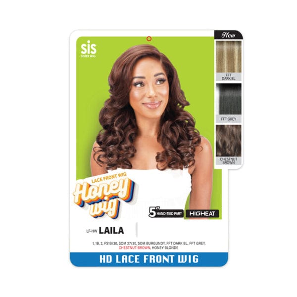 Zury Sis Honey Wig Synthetic HD Lace Front Wig - LF HW LAILA - EgoWigs.com