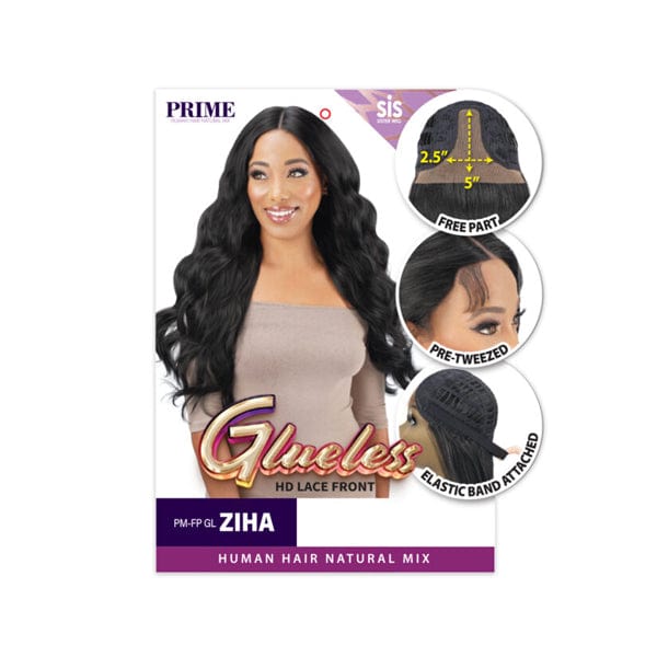 Zury Sis Prime Human Hair Blend Lace Front Wig - PM FP GL ZIHA - EgoWigs.com