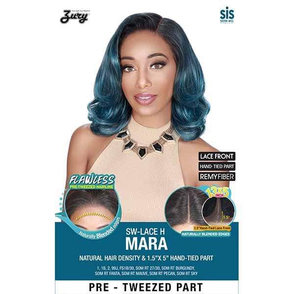 Zury Sis Royal Synthetic Pre Tweezed Swiss Lace Front Wig - SW LACE H MARA - Unbeatable - SoGoodBB.com