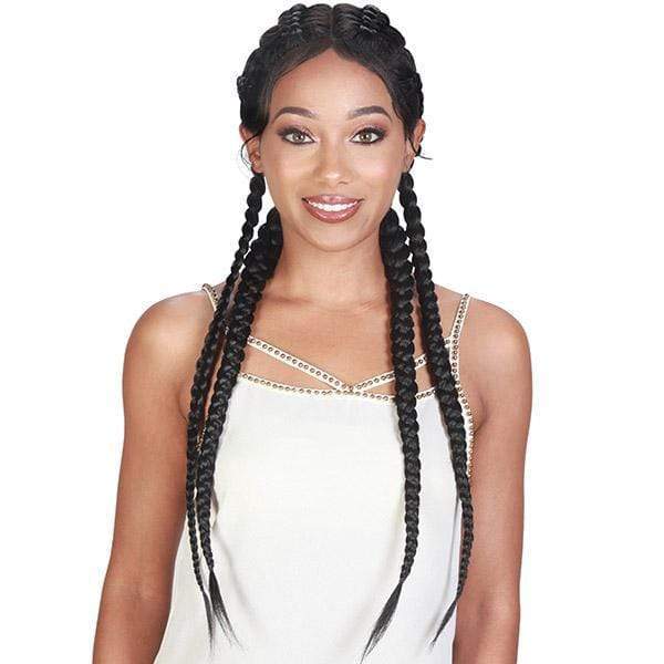 Zury Sis Synthetic 360 Box Braid Lace Wig - 360 DD LACE H DUTCH BOX - EgoWigs.com