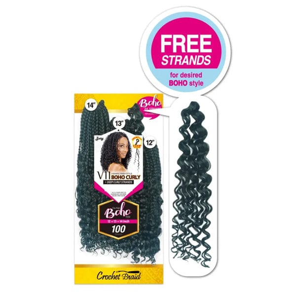 Zury Sis Synthetic Crochet Braid - V11 BOHO CURLY 12"/13"/14" - SoGoodBB.com