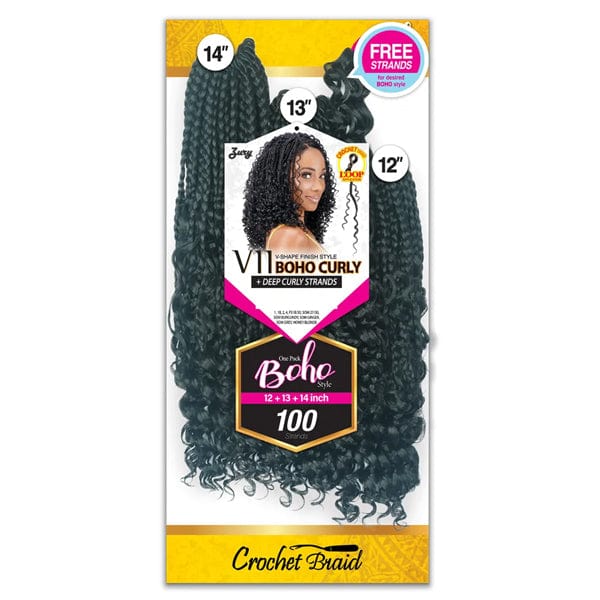 Zury Sis Synthetic Crochet Braid - V11 BOHO CURLY 12"/13"/14" - SoGoodBB.com