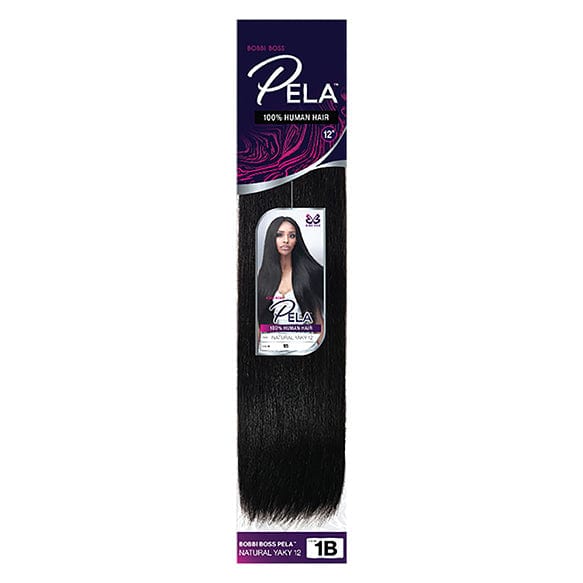 Bobbi Boss 100% Human Hair (Weaves) Bobbi Boss PELA 100% Human Hair Weave - NATURAL YAKY 10"-18"