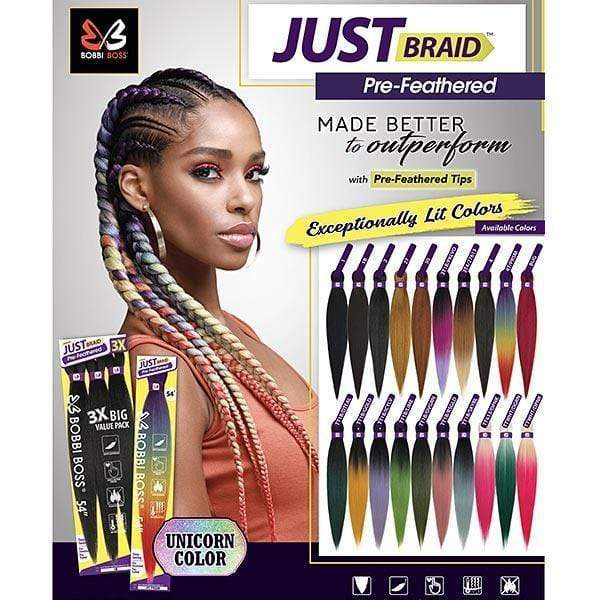 Bobbi Boss Box Braid Bobbi Boss Pre-feathered Braid - JUST BRAID 54