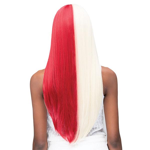 Bobbi Boss Frontal Lace Wigs Bobbi Boss Synthetic 13x4 HD Lace Wig - MLF242 GARNET