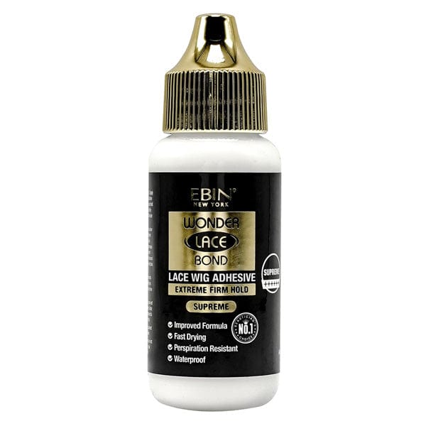 EBIN WONDER LACE BOND WATERPROOF ADHESIVE - SUPREME(BLACK) 1.15OZ - (C) - EgoWigs.com