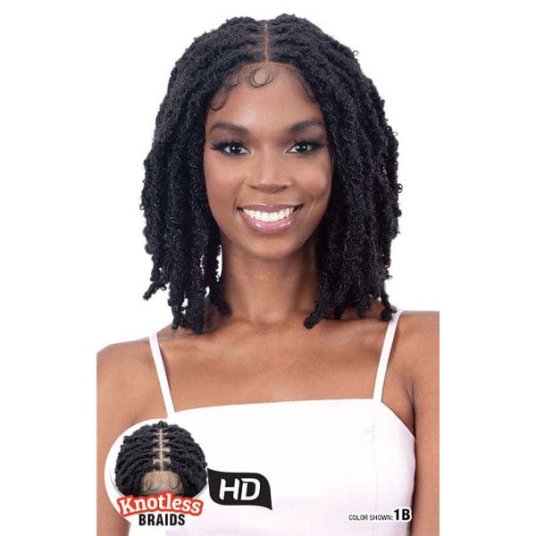 Freetress Frontal Lace Wigs Freetress Equal Synthetic Freedom Part Braided Lace Front Wig - KNOTLESS BUTTERFLY LOC