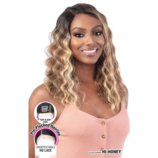 Freetress Frontal Lace Wigs Freetress Equal Synthetic LEVEL UP HD Lace Front Wig - ELIANA