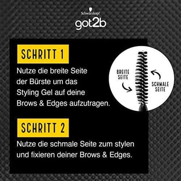 Got2b Glued 4brows & Edges 2in1 Gel - Strong hold - 16ml - (C) - EgoWigs.com-16ml