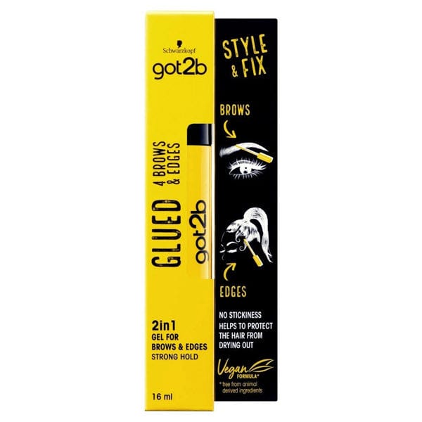 Got2b Glued 4brows & Edges 2in1 Gel - Strong hold - 16ml - (C) - EgoWigs.com-16ml
