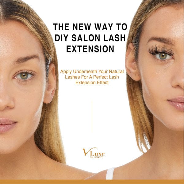 VLUXE BY IENVY Extended Real Mink Cluster Lashes - (C) - EgoWigs.com-VEM01-WISPY FLUFFY