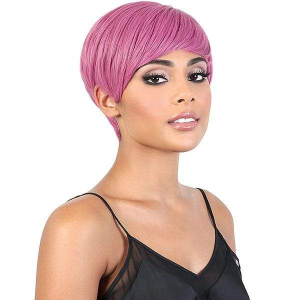 Motown Tress Curlable Synthetic Full Wig - SASSY - Clearance - EgoWigs.com-HOTPINK