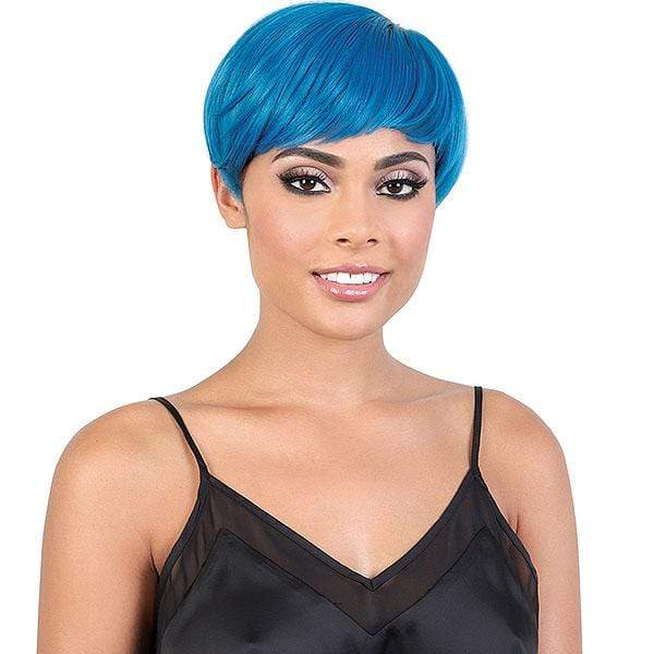 Motown Tress Curlable Synthetic Full Wig - SASSY - Clearance - EgoWigs.com-LIME