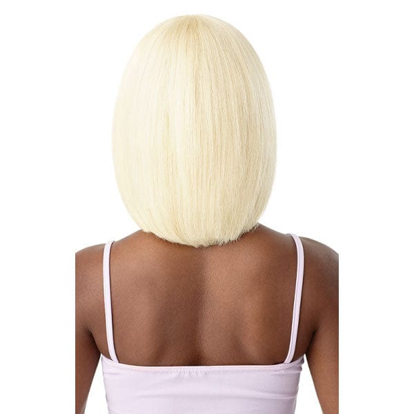 Outre 100% Human Hair Full Wigs 613 Outre 100% Human Hair MyTresses Purple Label Color More Full Wig - BLONDE BOB 12"