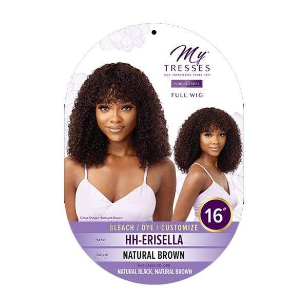 Outre 100% Human Hair MyTresses Purple Label Full Wig - ERISELLA - EgoWigs.com-NATURAL BLACK