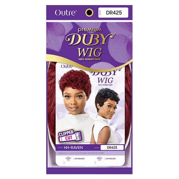 Outre 100% Human Hair Full Wigs Outre 100% Human Hair Premium Duby Wig - RAVEN