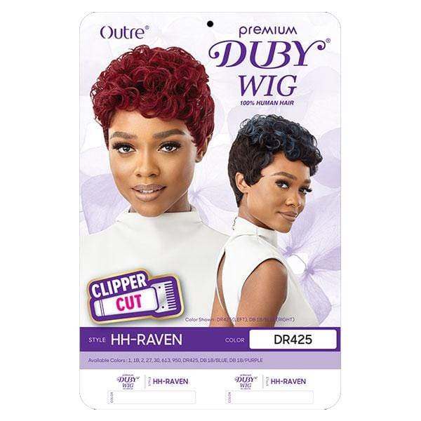 Outre 100% Human Hair Full Wigs Outre 100% Human Hair Premium Duby Wig - RAVEN