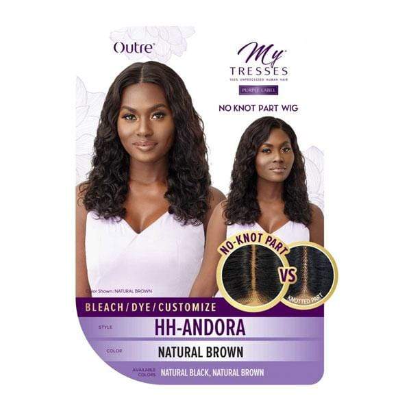 Outre 100% Human Hair MyTresses Purple Label Full Wig - ANDORA - EgoWigs.com-NATURAL BLACK