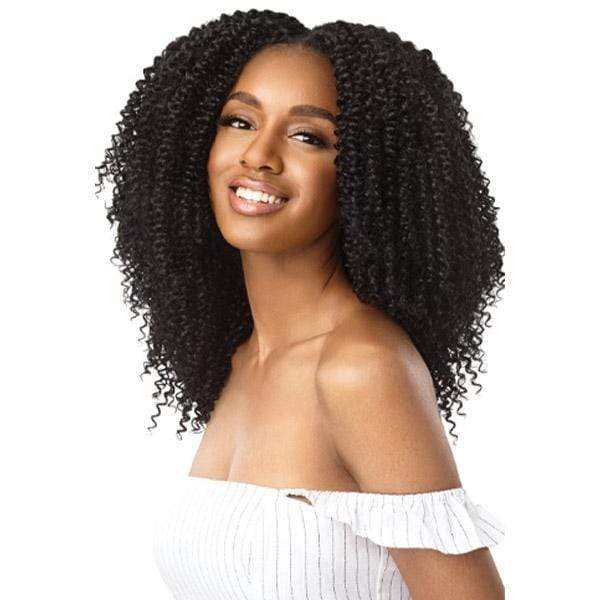 Outre Clip on Extension Outre Big Beautiful Hair HH Blend Clip In 9 Pcs - 4A KINKY CURL 10"