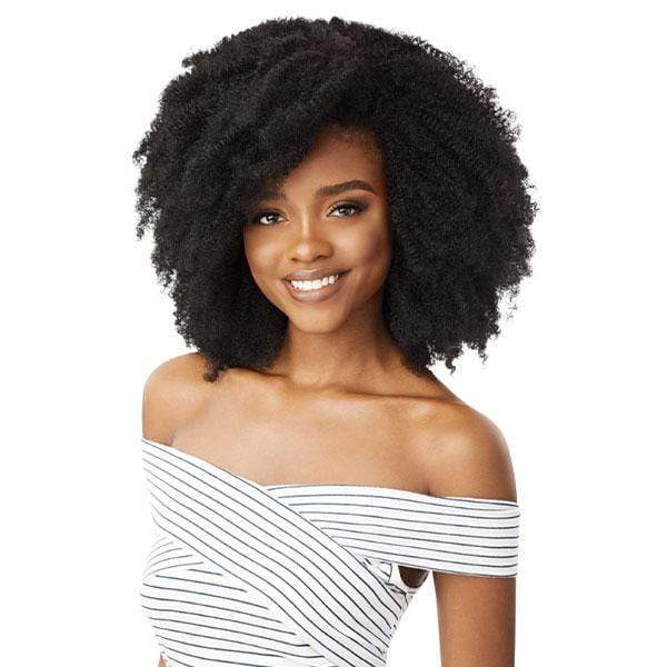 Outre Clip on Extension Outre Big Beautiful Hair HH Blend Clip In 9 Pcs - 4C CORKSCREW AFRO